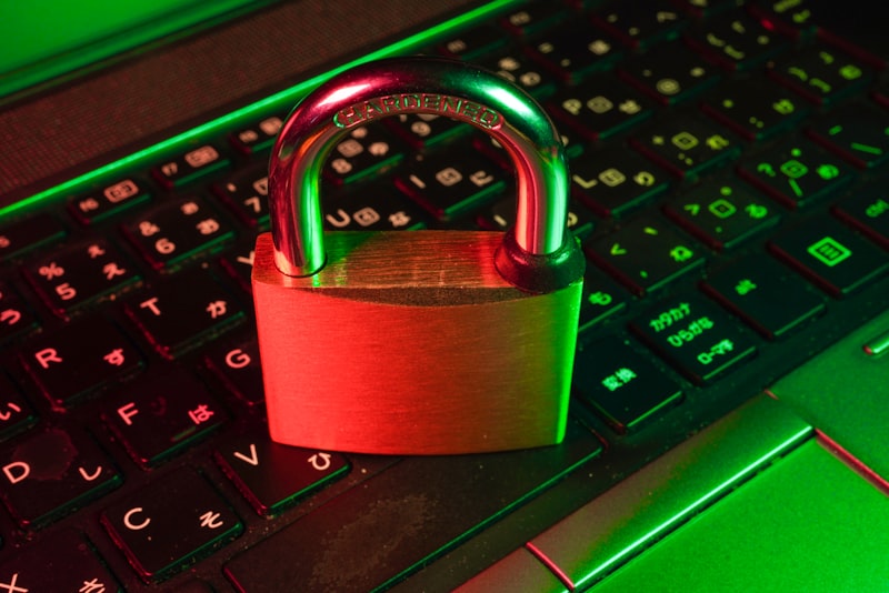 Digital security padlock concept